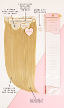 Load image into Gallery viewer, LullaBellz Super Thick 22 5 Piece Straight Clip In Hair Extensions
