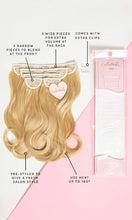 Load image into Gallery viewer, LullaBellz Super Thick 16 5 Piece Blow Dry Wavy Clip In Hair Extensions
