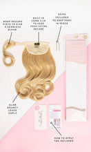 Load image into Gallery viewer, LullaBellz Mini Grande 18 90s Curl Wraparound Pony

