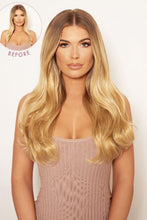 Load image into Gallery viewer, LullaBellz Super Thick 16 5 Piece Blow Dry Wavy Clip In Hair Extensions
