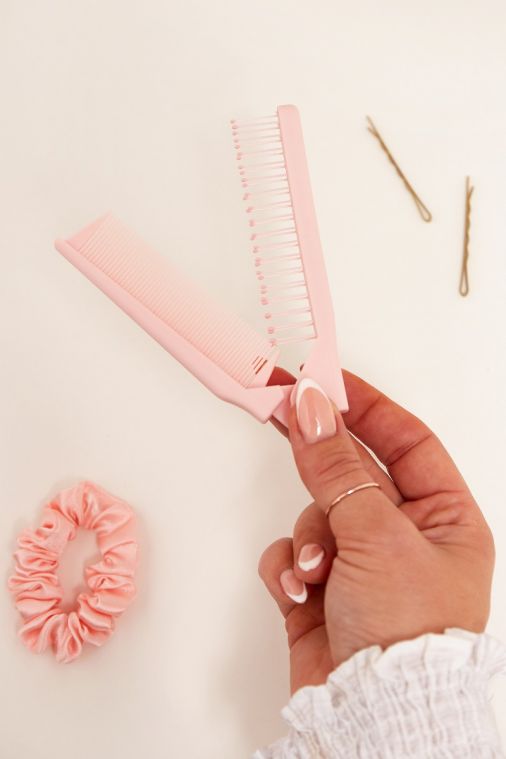 LullaBellz 2-in-1 Folding Comb & Brush